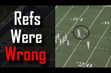 Taylor Decker DID report Eligible. The Refs got it WRONG | Detroit Lions Vs Dallas Cowboys