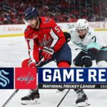 Kraken @ Capitals 1/11 | NHL Highlights 2024