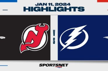 NHL Highlights | Devils vs. Lightning - January 11, 2024