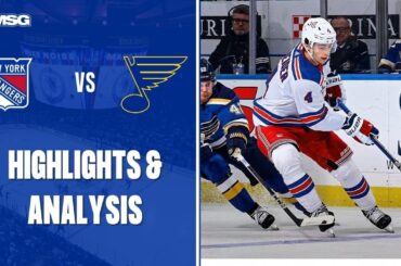 Kyrou Hat Trick Leads Blues Over Rangers In St. Louis | New York Rangers