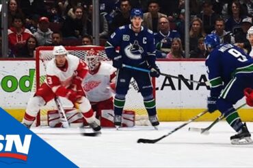 J.T. Miller Takes Pass From Elias Pettersson, Fires Shot Past Jonathan Bernier