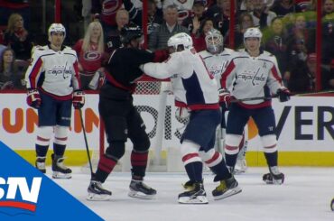 In Case You Missed It: Bonus Angles Of Alex Ovechkin Knocking Out Andrei Svechnikov