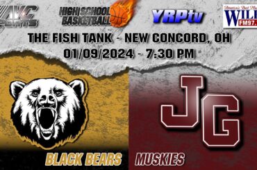 River View Black Bears vs John Glenn Muskies Boys HS Basketball 01.09.2024