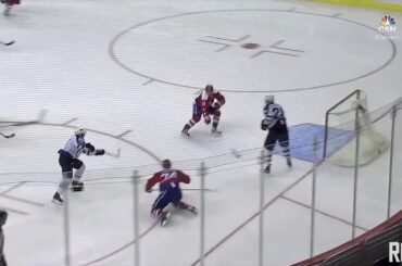 John Carlson and Braden Holtby's wipe out set to the Benny Hill theme