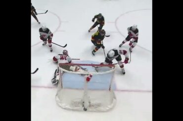 Vítek Vaněček makes great pad save vs Canucks #shorts #czech #nhl #hockey