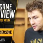 James van Riemsdyk Postgame Interview | Bruins vs Blue Jackets