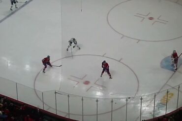 Luke Kunin of the San Jose Sharks scores vs. the Montreal Canadiens 1/11/24