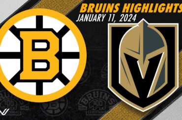 Bruins Highlights: Vegas Golden Knights Stun Bruins In Overtime Win
