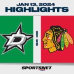 NHL Highlights | Stars vs. Blackhawks - January 13, 2024