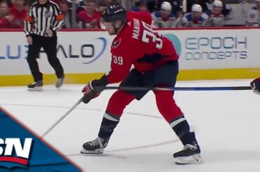 Capitals' Anthony Mantha Blocks Shot And Undresses Jonathan Quick For Breakaway Goal