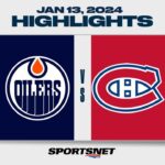 NHL Highlights | Oilers vs. Canadiens - January 13, 2024