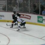 Stoll hits Fowler + Allen fights Nolan 02/02/2013 Kings @ Ducks