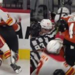 Chaos Erupts After AJ Greer Boards Travis Sanheim