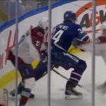 Manson crosscheck on Matthews - no call!