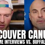 Rick Tocchet & Sam Lafferty React to Thatcher Demko Shutout Performance vs. Buffalo Sabres