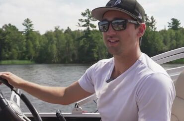 On the lake with Winnipeg Jets defenceman Neal Pionk