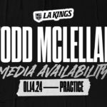 Head Coach Todd McLellan | 01.14.24 LA Kings Practice in Carolina