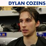 “To Get One There Felt Good” | Dylan Cozens After Scoring in Win