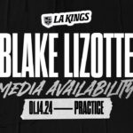 Forward Blake Lizotte | 01.14.24 LA Kings Practice in Carolina