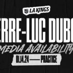 Forward Pierre-Luc Dubois | 01.14.24 LA Kings Practice in Carolina