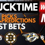 NHL Predictions, Picks & Odds | Devils vs Bruins | Predators vs Golden Knights | PuckTime Jan 15