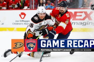 Ducks @ Panthers 1/15 | NHL Highlights 2024