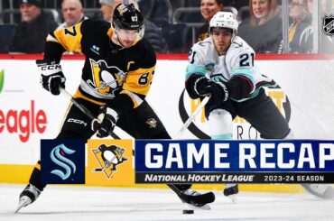 Kraken @ Penguins 1/15 | NHL Highlights 2024