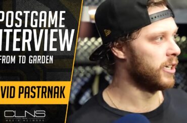 David Pastrnak REACTS to Bruins 3-0 Win vs Devils | Postgame Interview 1/15/24