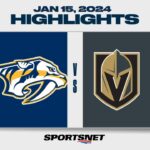 NHL Highlights | Golden Knights vs. Predators - January 15, 2024