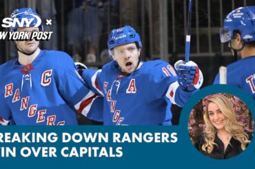 Igor Shesterkin leads Rangers to skid-stopping win over Capitals
