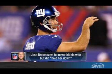 Josh Brown speaks out on his domestic abuse issues