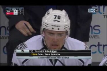 Tanner Pearson Scores on Cory Schneider | Kings Lead Devils 2-0