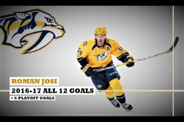 Roman Josi (#59) ● ALL 12 Goals 2016-17 Season + 6 Playoff Goals (HD)