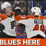 Flyers complete road trip sweep vs Blues! Plus our Phantoms Tuesday Report.