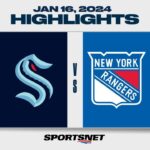 NHL Highlights | Kraken vs. Rangers - January 16, 2024