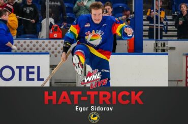 WHL Hat-Tricks - Egor Sidorov