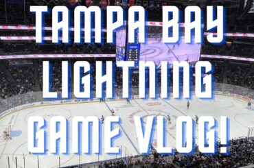 Tampa Bay Lightning Game Vlog! Lightning vs Ducks - 1/13/24