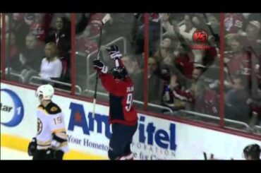 Marcus Johansson scores his first NHL goal 2010 Oct 19 Bruins at Capitals