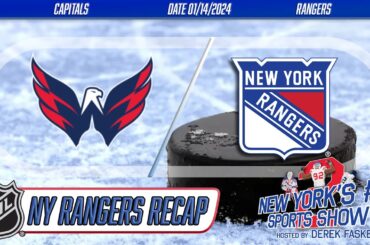 New York Rangers end four-game skid with 2-1 win vs. Washington Capitals