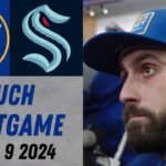 Alex Tuch Postgame Interview vs Seattle Kraken (1/9/2024)