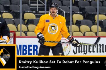 Dmitry Kulikov Set To Debut With The Penguins