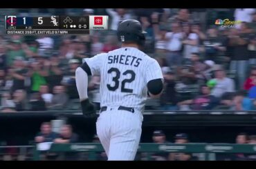Gavin Sheets Home Run makes a Splash - Chicago White Sox vs Minnesota Twins MLB Baseball 2023