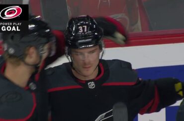 Andrei Svechnikov Power Play Goal vs Detroit - What a Shot!!