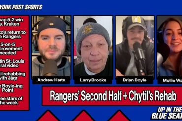 Rangers’ Second Half, Chytil’s Rehab, “Boyle-ing Point” | Ep.141 | Up in the Blue Seats Podcast