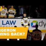 Could Patrice Bergeron return to the Bruins this season?