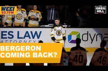 Could Patrice Bergeron return to the Bruins this season?