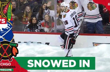 Jason Dickinson & Chicago Blackhawks Brave the Weather to Play Sabres | CHGO Blackhawks Pregame