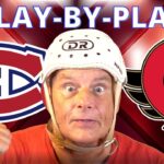 NHL GAME PLAY BY PLAY: CANADIENS VS SENATORS