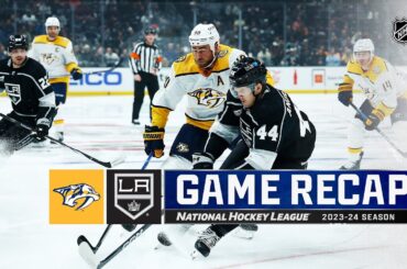 Predators @ Kings 1/18 | NHL Highlights 2024