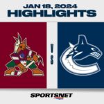 NHL Highlights | Coyotes vs. Canucks - January 18, 2024